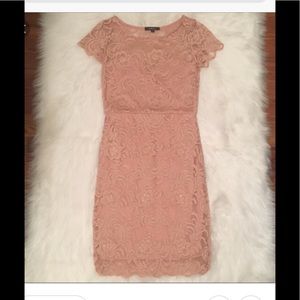 Peach dress with silver shoes bundle